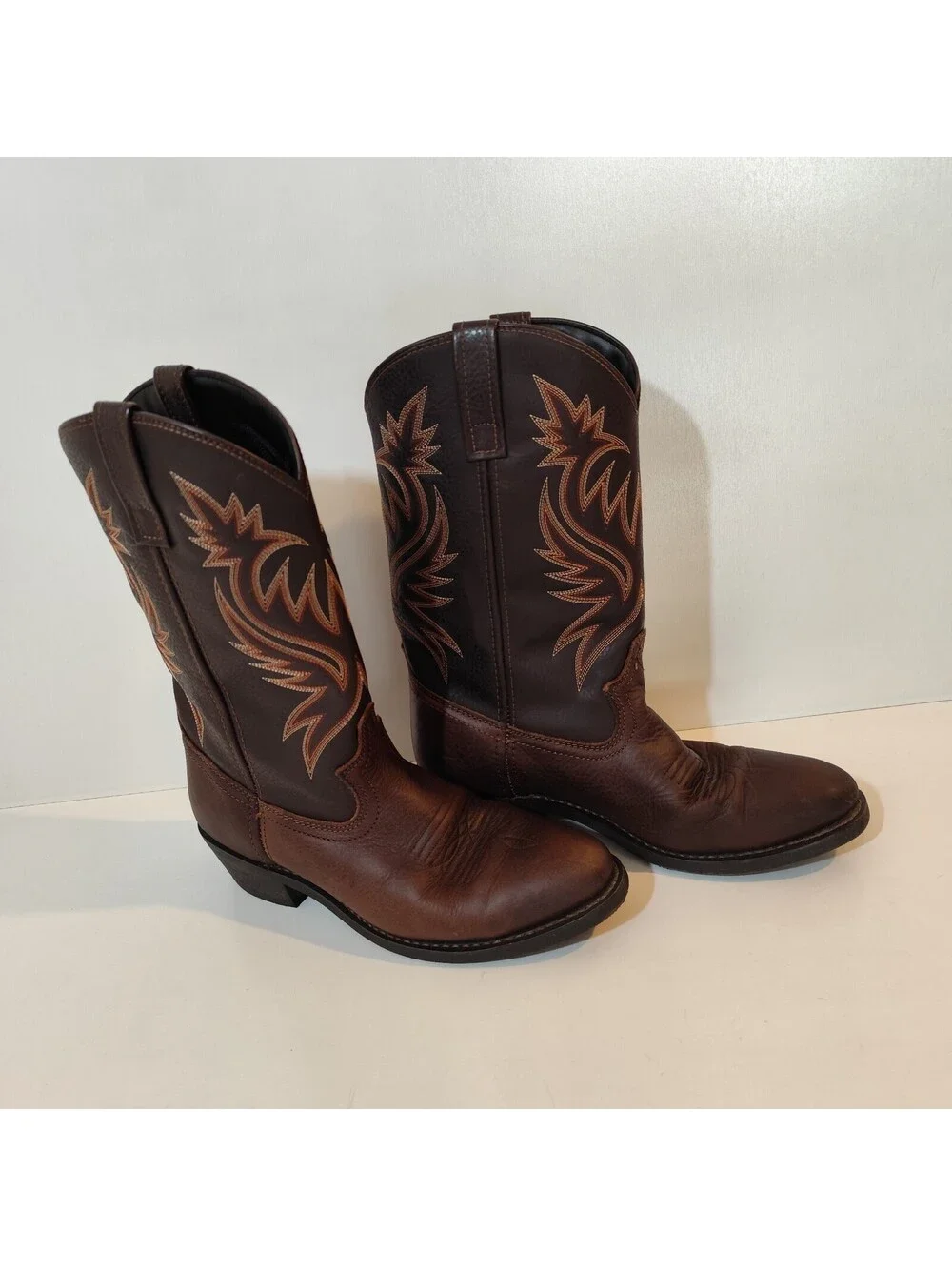 Laredo Brown Western Cowboy 4243 Men's  Boots 9.5 D